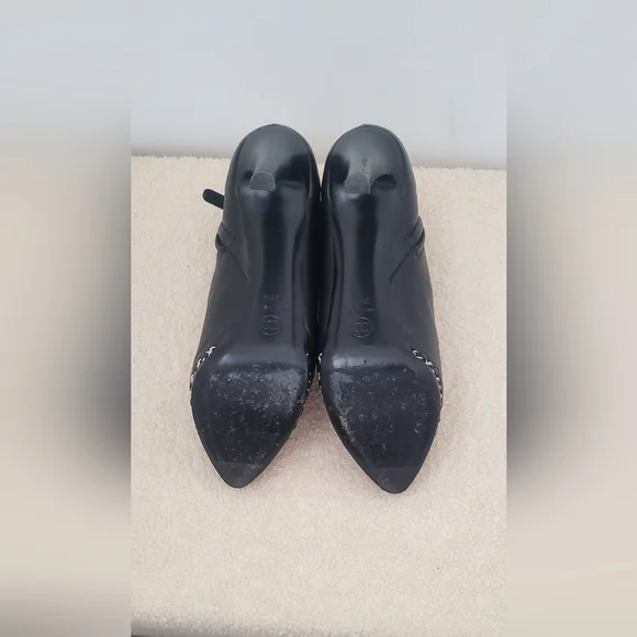 Authentic Chanel boots heel shoes hermes vuitton aritzia - Picture 7 of 11